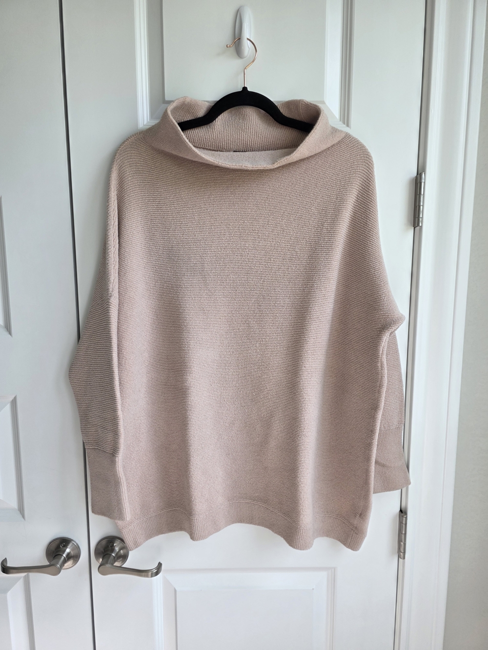 Free People Blush Cowl Neck Sweater